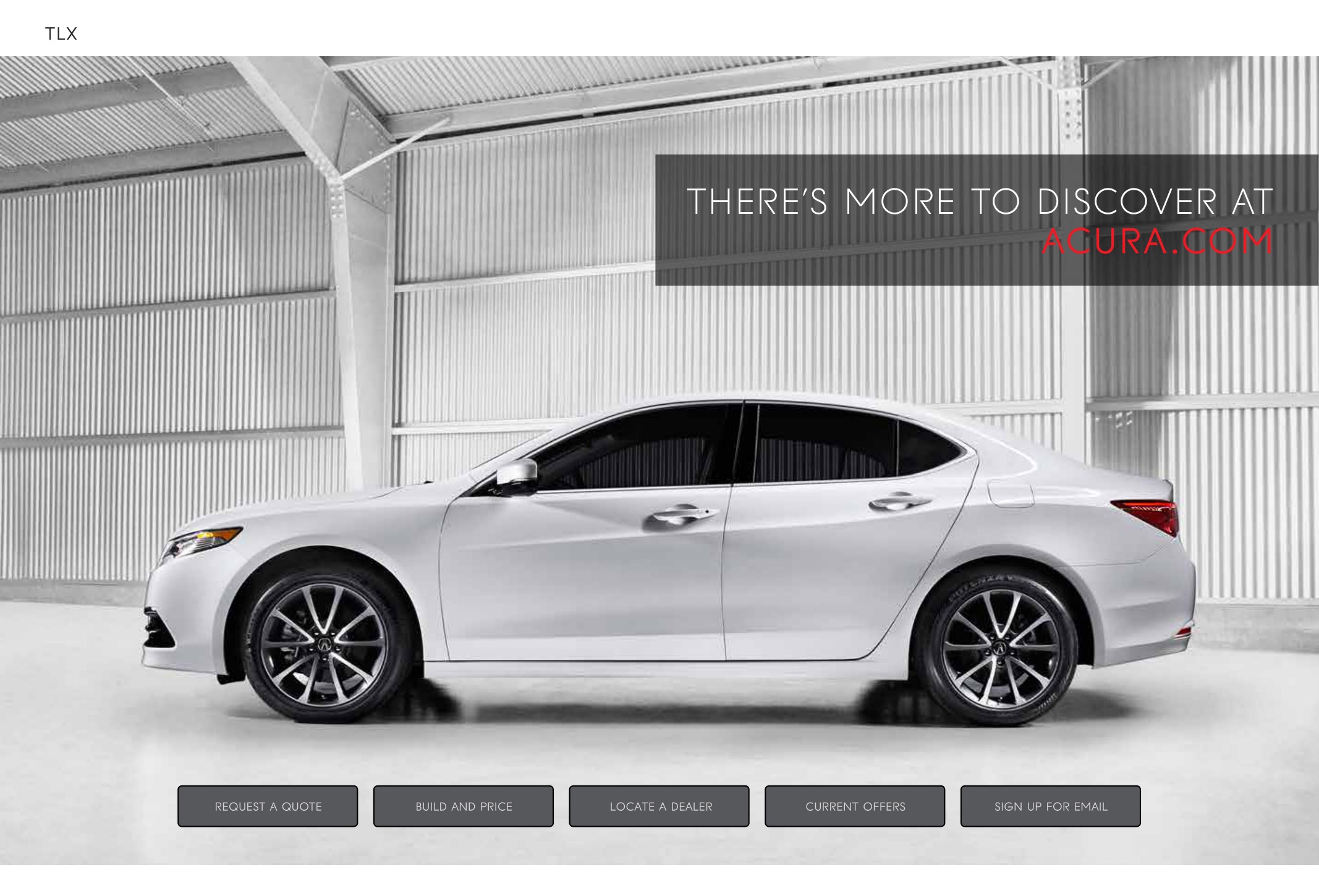2016 Acura TLX Brochure Page 2